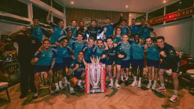 ‫ الأرسنال يتوج بلقب الدوري الإنجليزي لكرة القدم