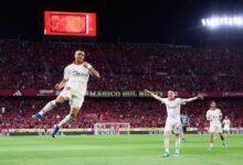 ‫ الدوري الإسباني إشبيلية يفوز على ريال سوسييداد ويبتعد عن