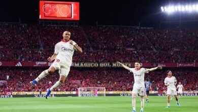 ‫ الدوري الإسباني إشبيلية يفوز على ريال سوسييداد ويبتعد عن