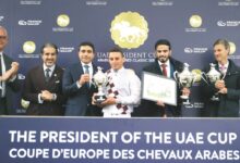 ‫ الفرس لاكارو دو كروات تفوز بكأس رئيس دولة الإمارات