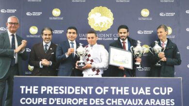 ‫ الفرس لاكارو دو كروات تفوز بكأس رئيس دولة الإمارات