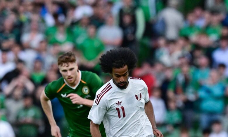 ‫ المنتخب القطري يخسر ودياً أمام نظيره الأيرلندي بهدف دون