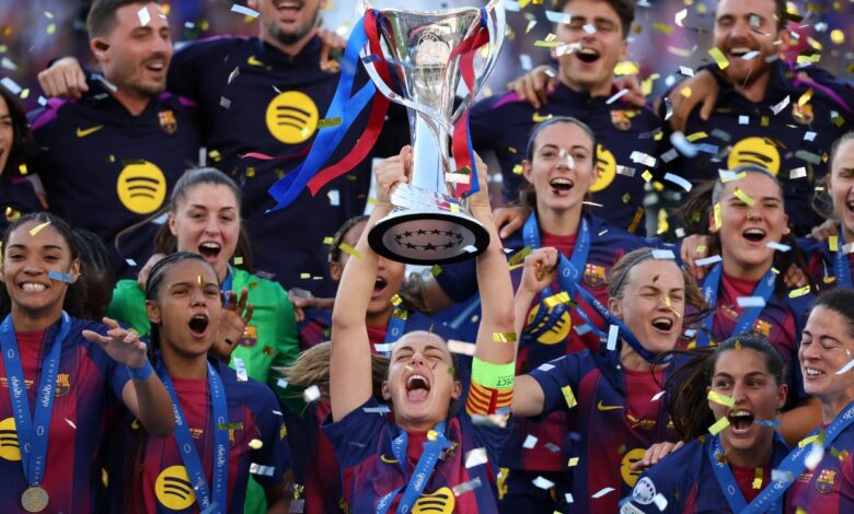 ‫ برشلونة يحرز لقب دوري أبطال أوروبا للسيدات للمرة الرابعة