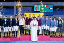 ‫ دورة الألعاب الخليجية ليلة ذهبية تقود الأدعم للصدارة الخليجية