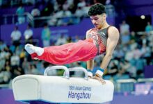 ‫ راكان الحارث يقود منتخبنا في كأس التحدي للجمباز