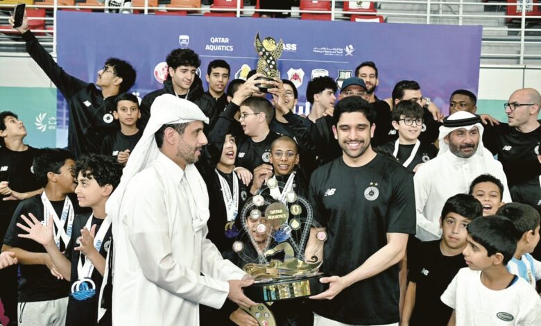 ‫ نادي السد يحرز لقب كأس قطر للسباحة