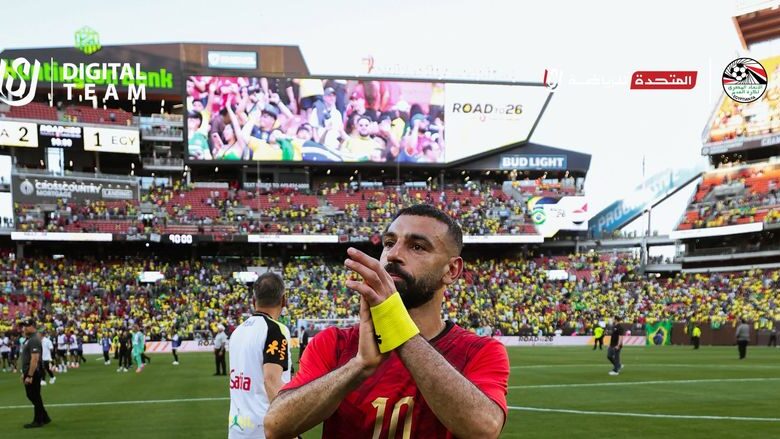 متخافوش نصائح محمد صلاح للاعبي المنتخب قبل مواجهة بلجيكا بالمونديال